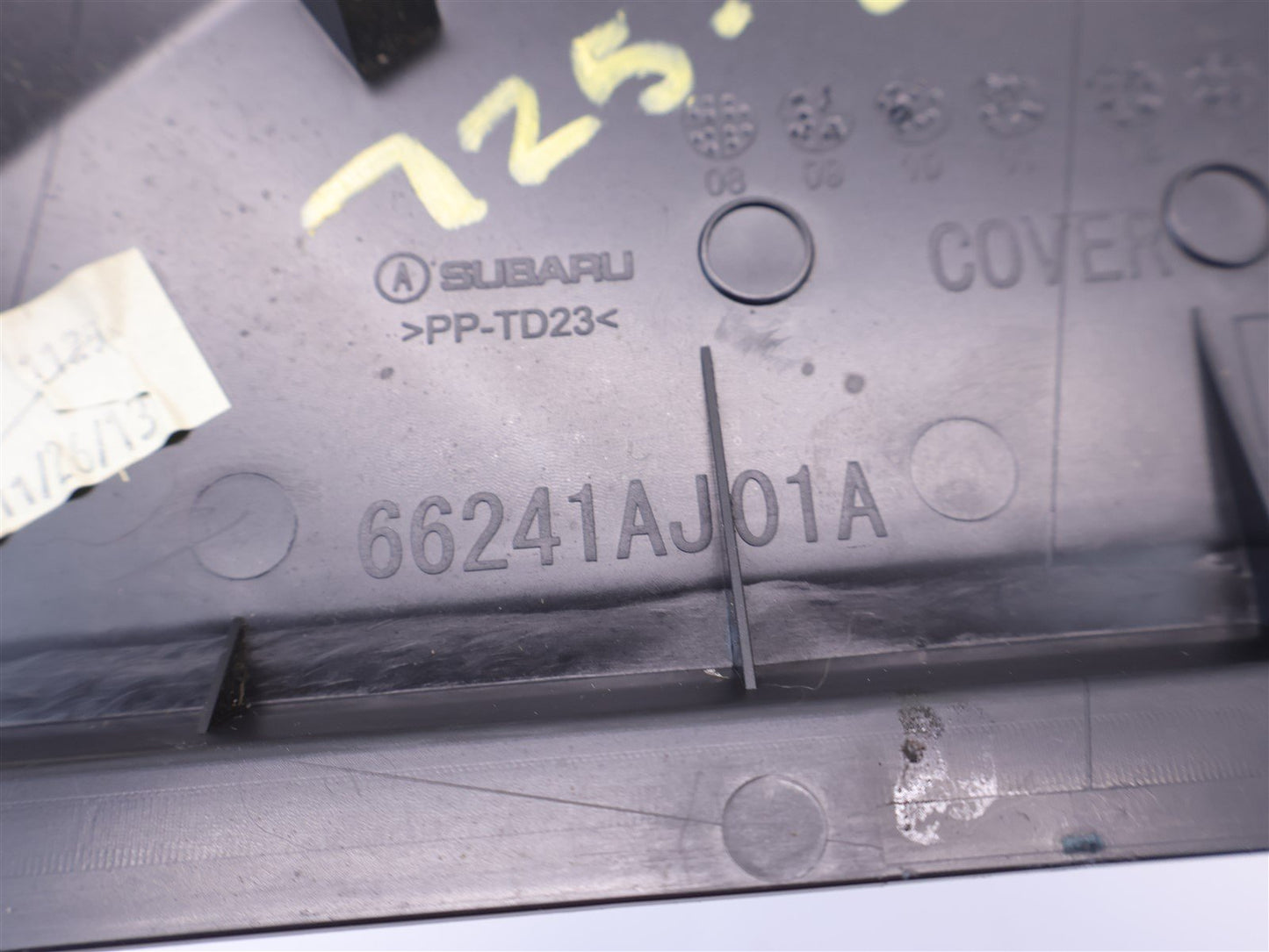 2010-2014 Subaru Legacy Outback Dash End Cover Trim Driver LH Side 66241AJ01A