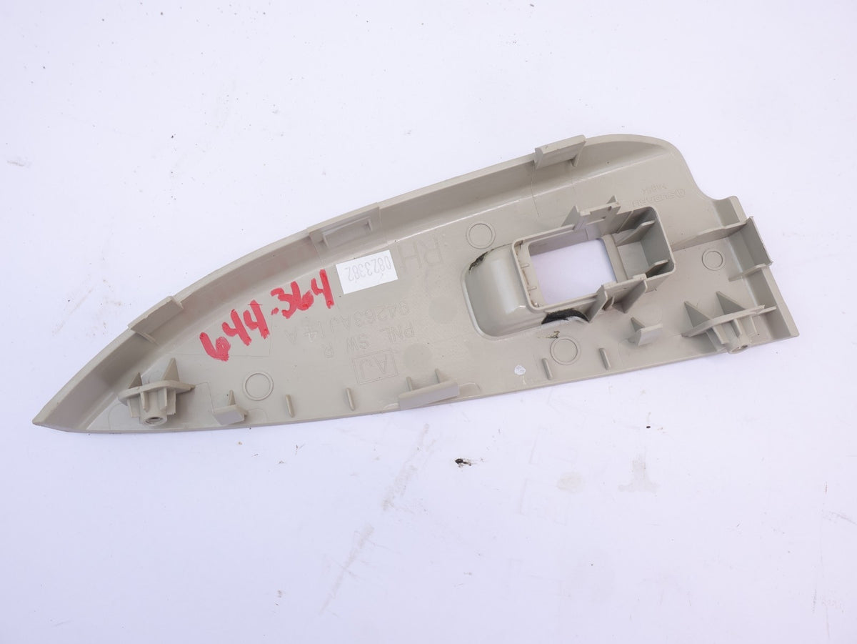 2012 Subaru Outback Passenger Rear Door Switch Trim Right 94263AJ14A 2010-2014