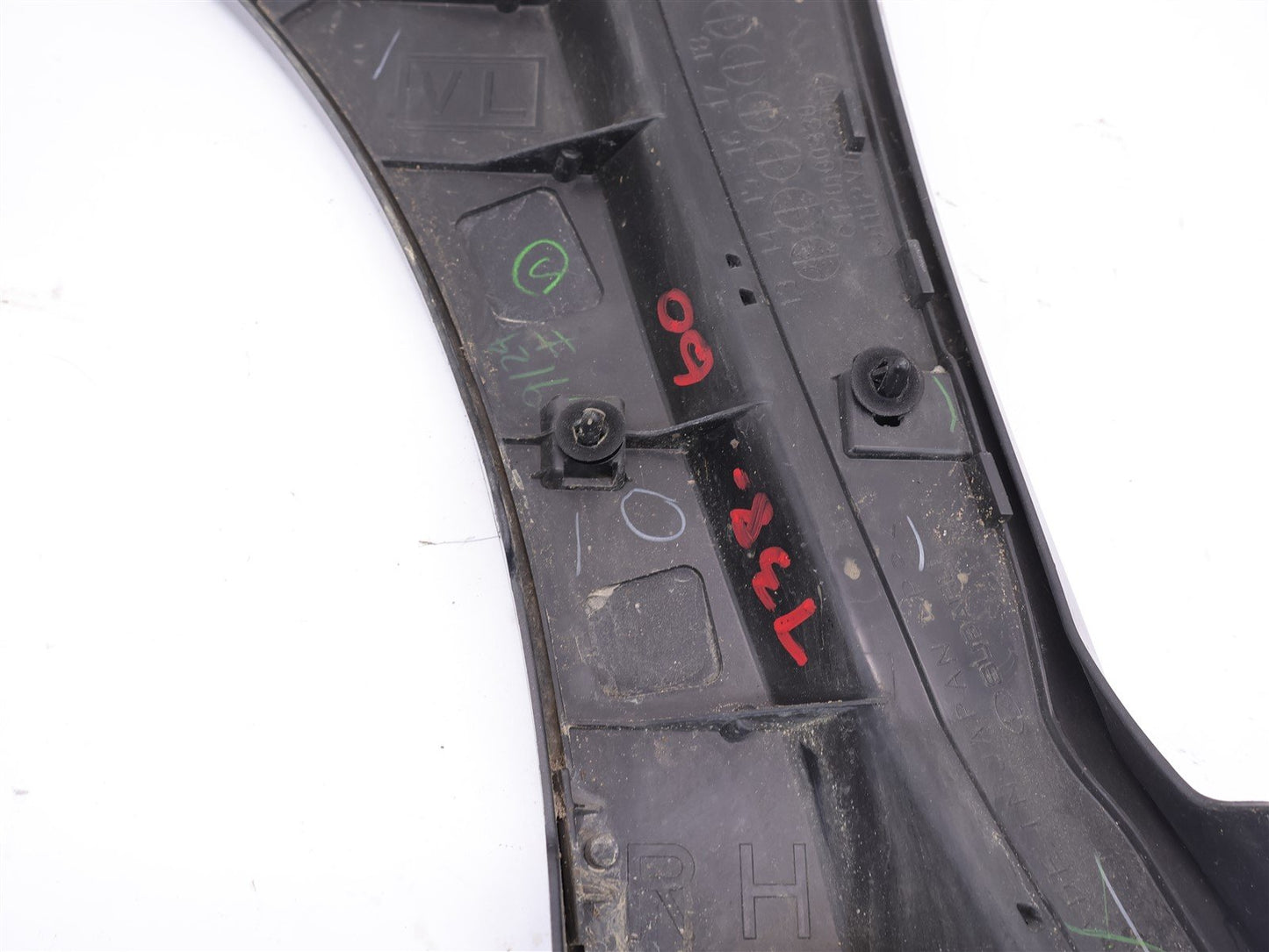 2015-2021 Subaru WRX Passenger Fender Garnish Trim 61K Right RH 91112VA100 OEM