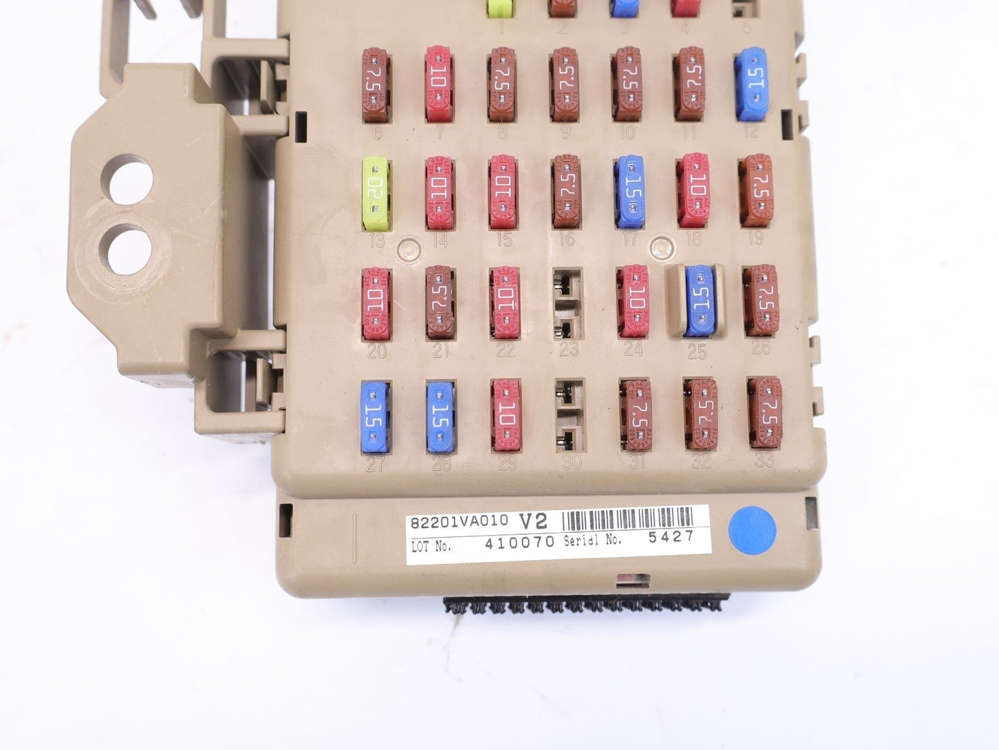 2015 Subaru WRX Dash Interior Fuse Block Junction Box 82201VA010 OEM 15