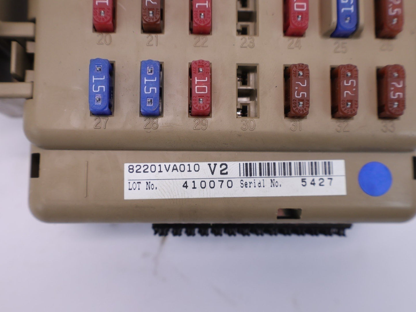 2015 Subaru WRX Dash Interior Fuse Block Junction Box 82201VA010 OEM 15