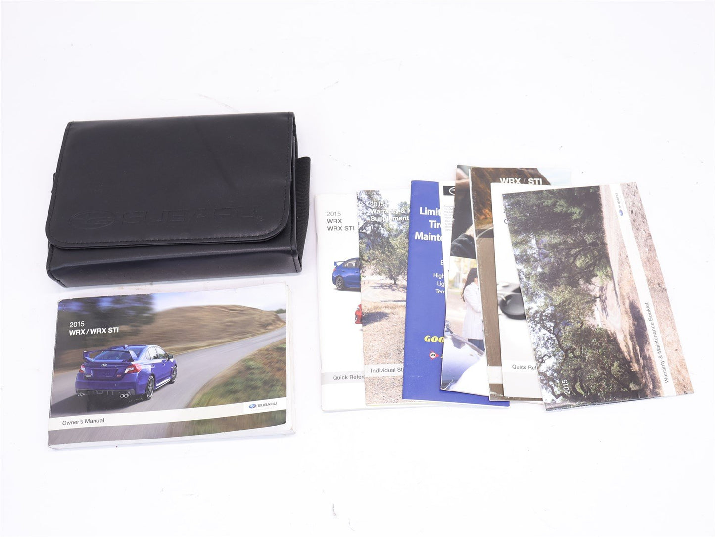 2015 Subaru WRX / WRX STI Owners Manual Booklet Book and Case OEM