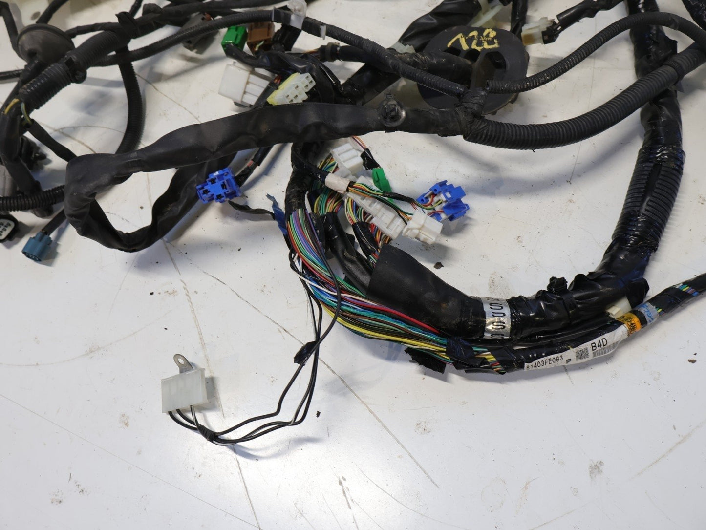 2006 Subaru Impreza WRX Wiring Harness 81403FE093 Bulkhead CUT WIRES OEM
