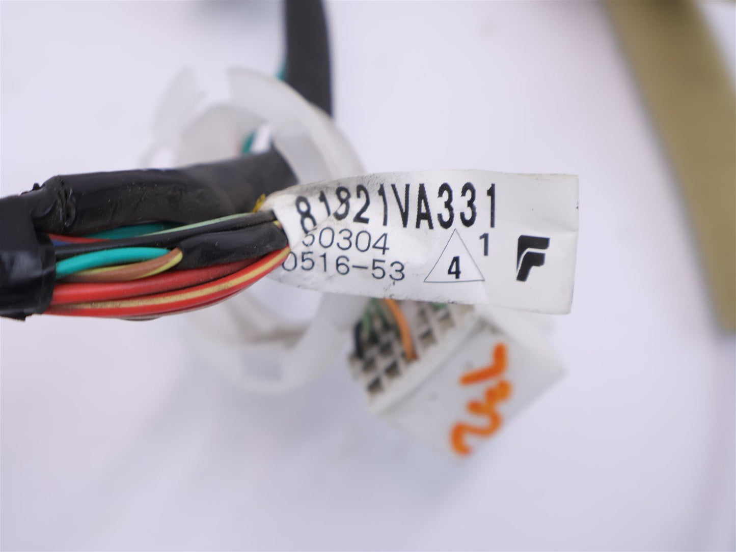 2016 Subaru WRX or STI Passenger Front Door Wiring Harness 81821VA331 Right RH
