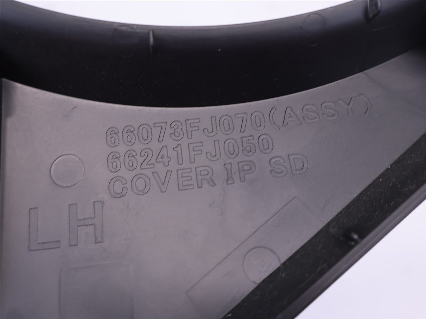 2015-2021 Subaru WRX Driver Dash Trim End Side Cap Cover LH Left OEM