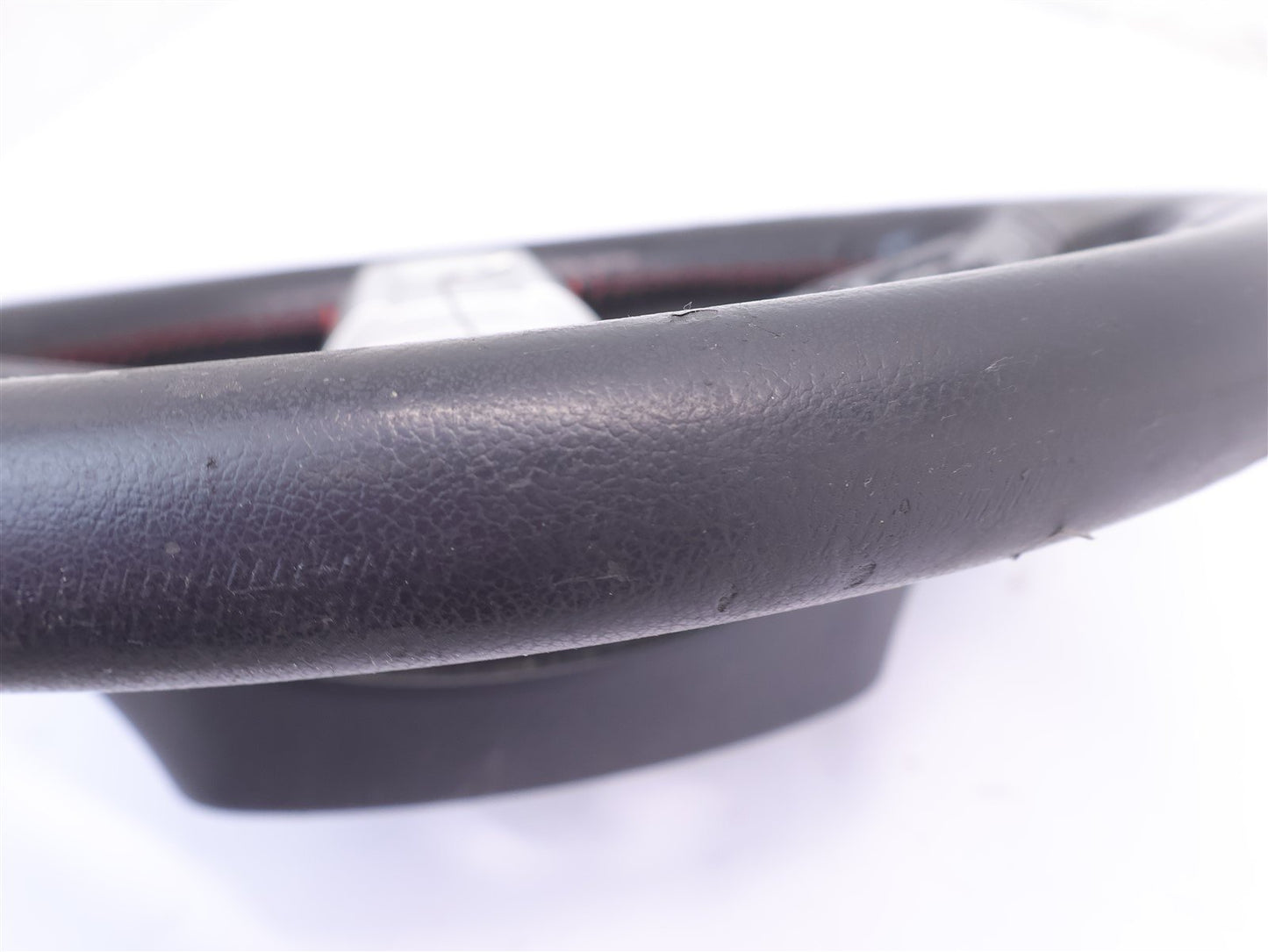2016 Subaru WRX Driver Wheel Black Leather Red Stitch OEM WEAR