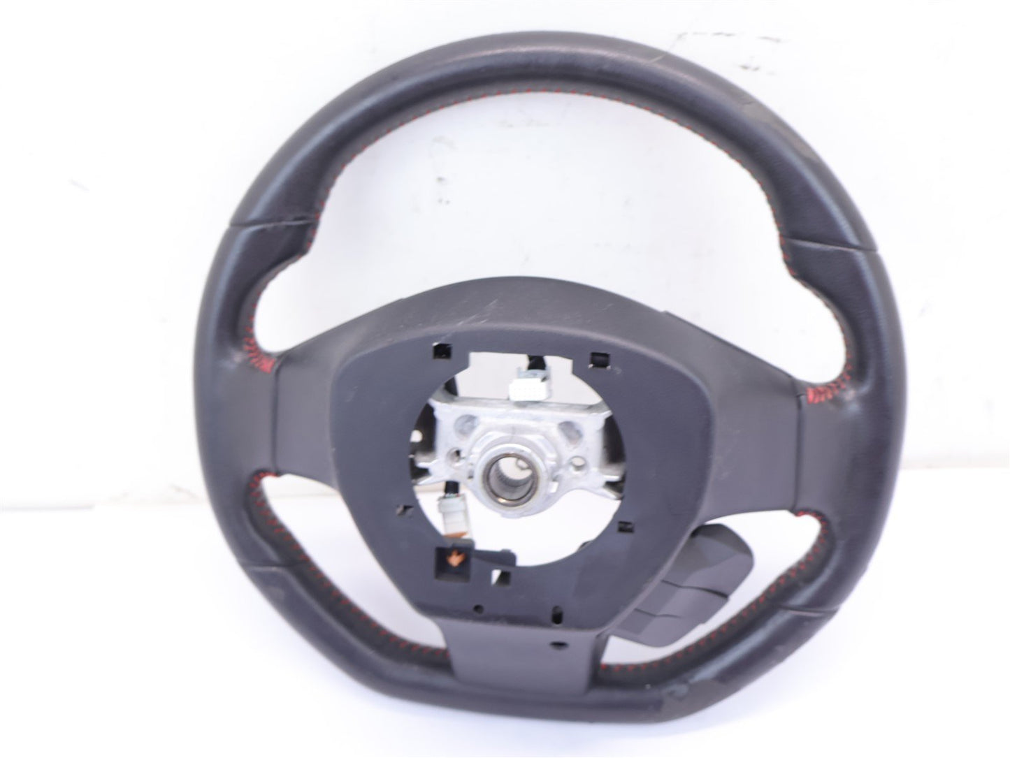 2016 Subaru WRX Driver Wheel Black Leather Red Stitch OEM WEAR