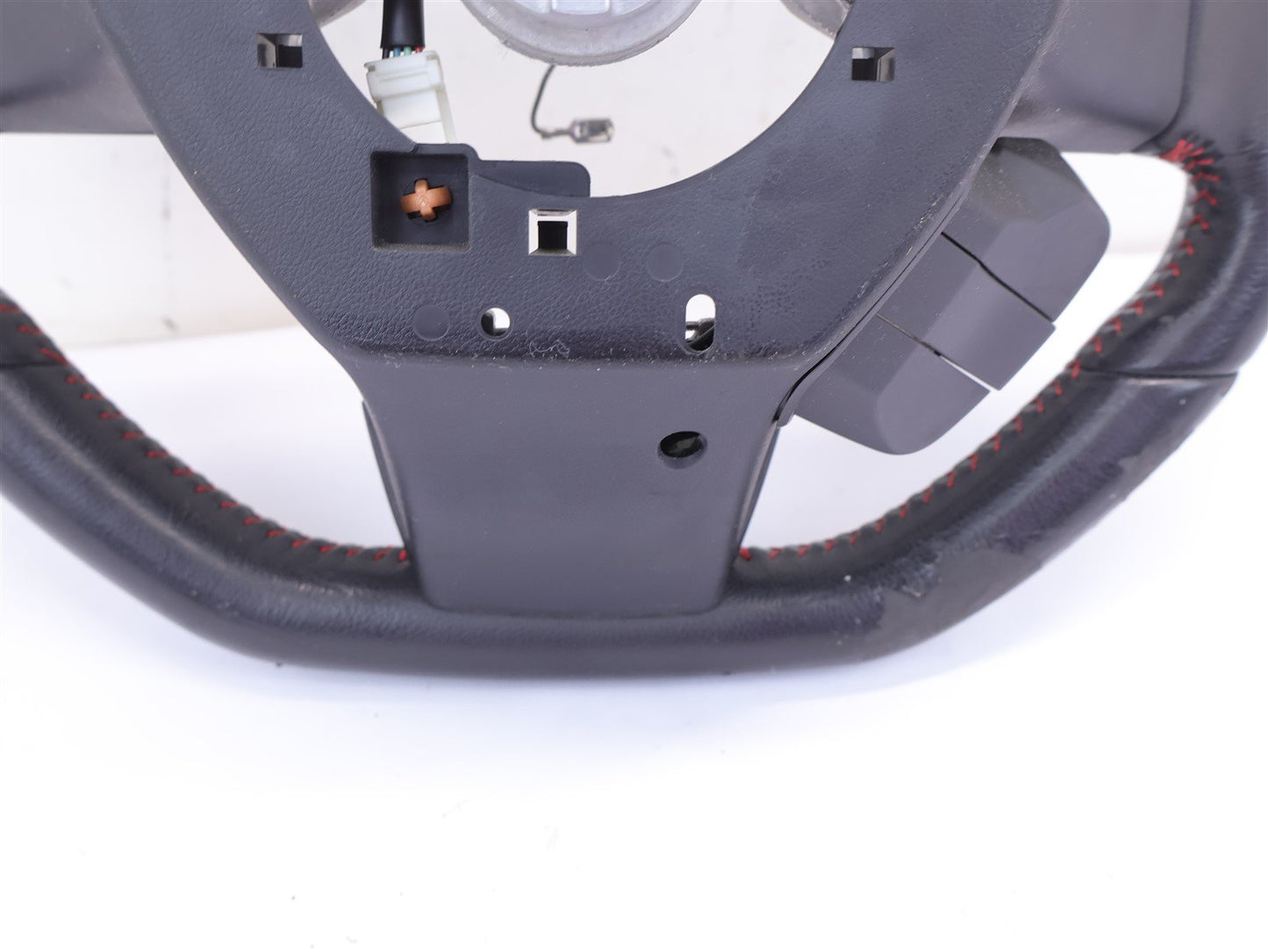 2016 Subaru WRX Driver Wheel Black Leather Red Stitch OEM WEAR