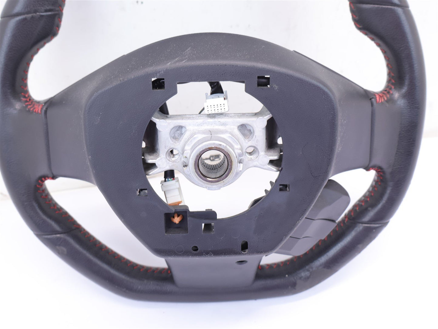 2016 Subaru WRX Driver Wheel Black Leather Red Stitch OEM WEAR