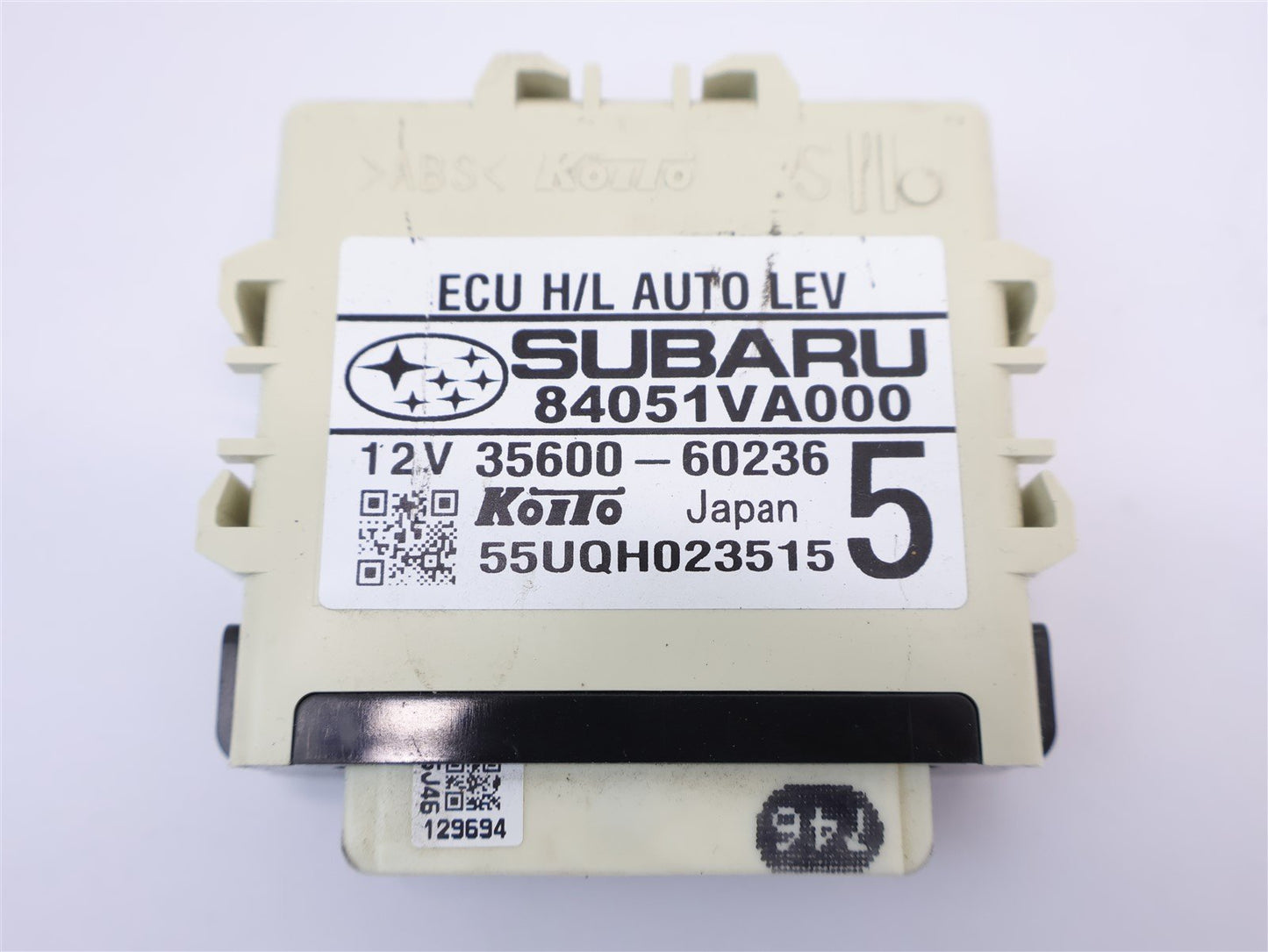 2015-2016 Subaru WRX Headlight Leveling Control Module ECU 84051VA000 OEM