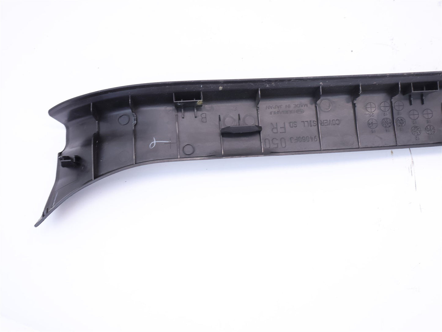 2016 Subaru WRX Driver Front Door Sill Trim Scuff 94060FJ050 Left OEM 2015-2021