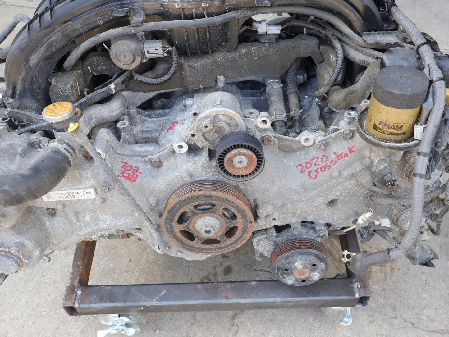 2020-2023 Subaru Crosstrek Engine 2.0L (Vin A 6th Digit CVT) Motor 60k OEM