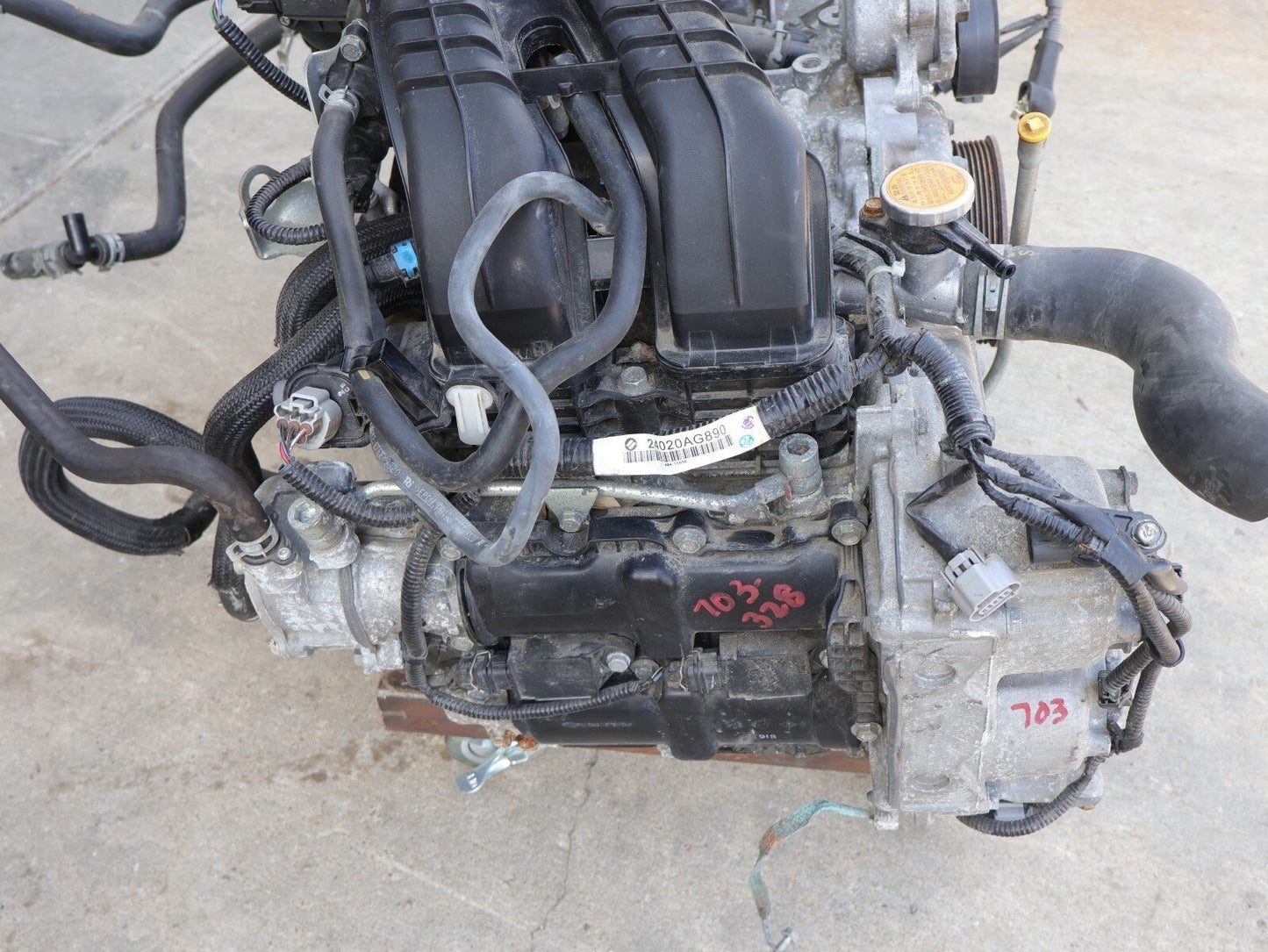 2020-2023 Subaru Crosstrek Engine 2.0L (Vin A 6th Digit CVT) Motor 60k OEM
