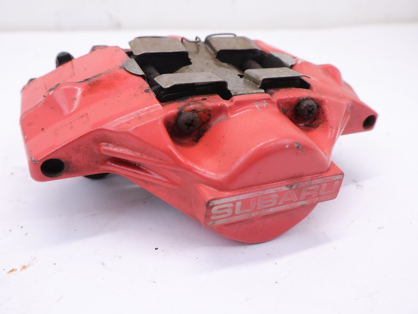 2006-2007 Subaru Impreza WRX Driver Rear Brake Caliper Red LH Left Side OEM