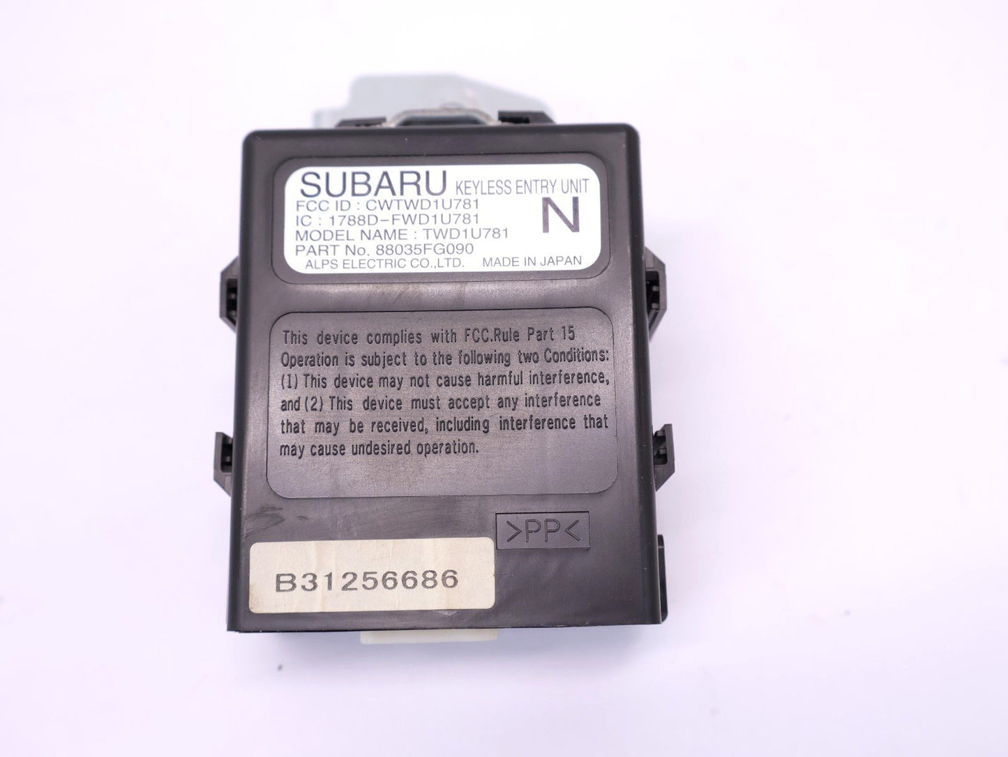 2012-2014 Subaru WRX & STI Keyless Entry Receiver Unit Module 88035FG090 12-14