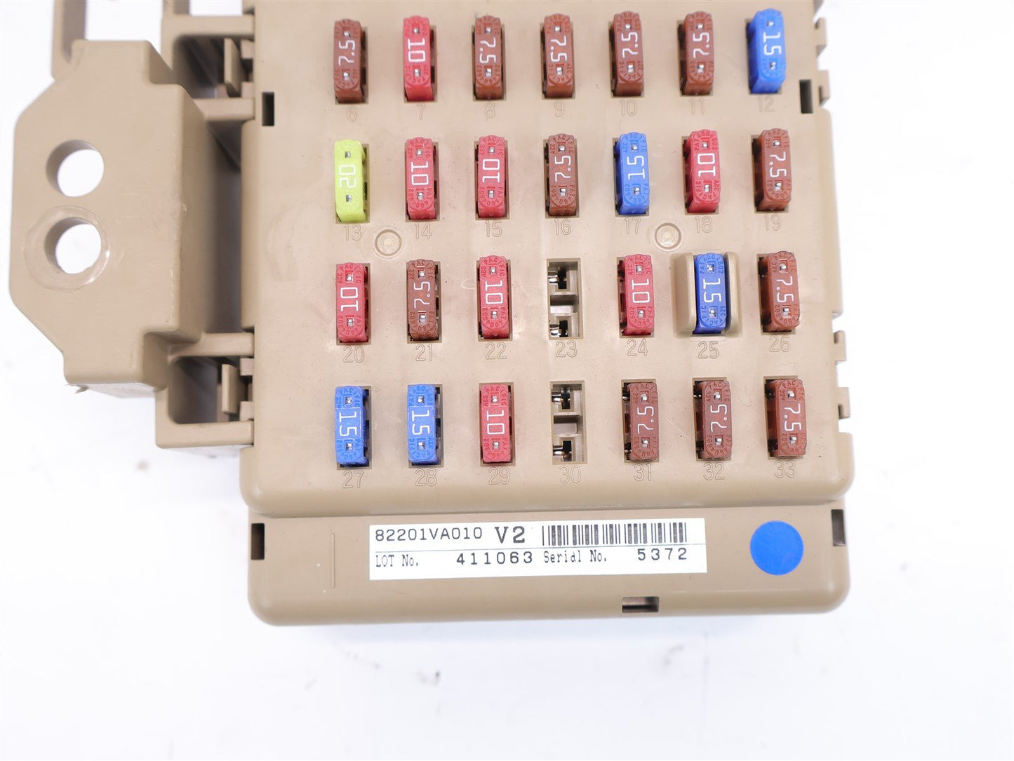 2015 Subaru WRX STI Dash Fuse Block Junction Box Relay Panel 82201VA010 OEM