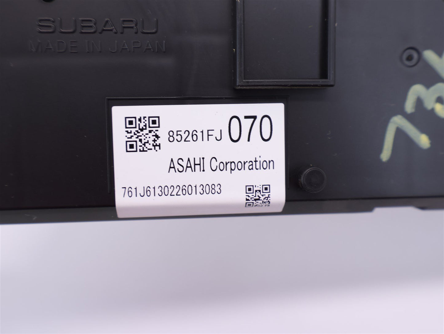 2013 2014 Subaru XV Crosstrek Dash Multi Display Screen Dash OEM 85261FJ070