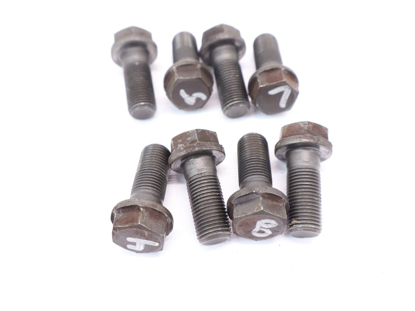 2013-2017 Subaru XV Crosstrek Flywheel Bolts Set of 8 Fly Wheel MT OEM