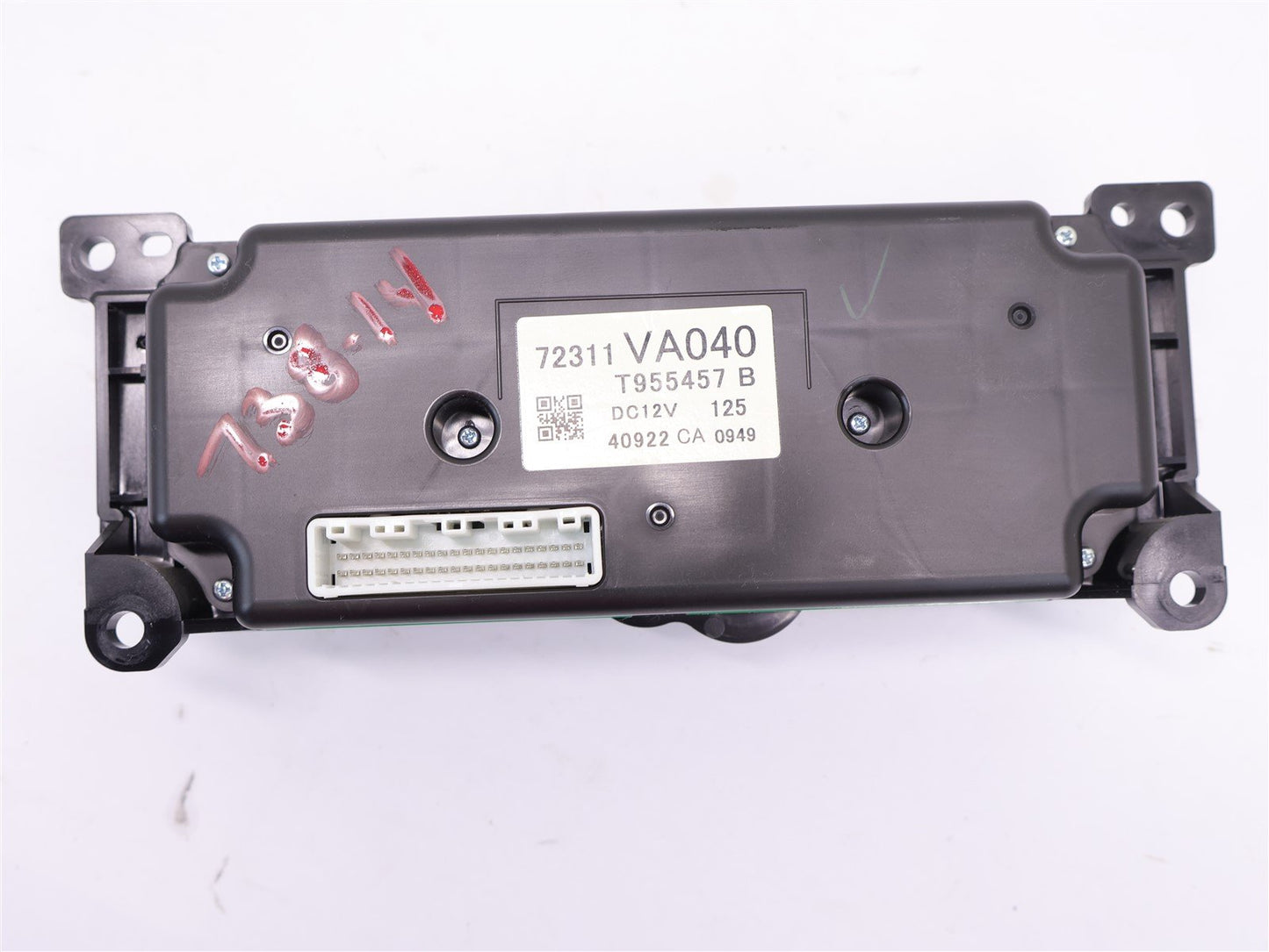 2015 Subaru WRX Climate Control Heater AC 72311VA040 HVAC OEM