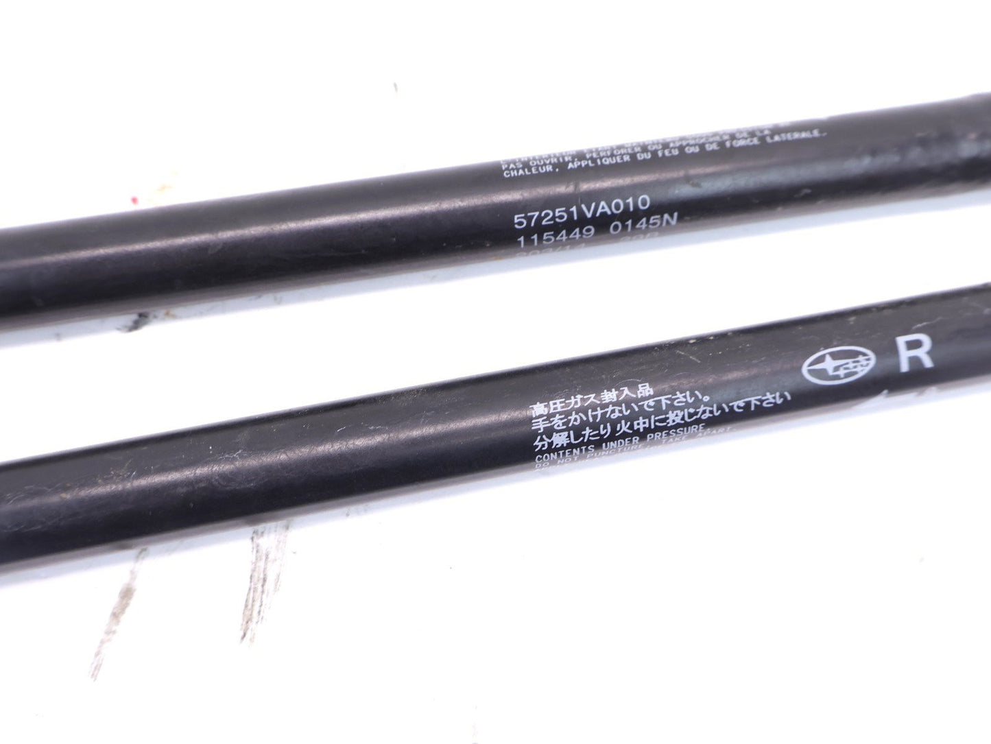 2015-2021 Subaru WRX & STI Hood Shock Set Shocks Damper Pair LH RH OEM 15-21