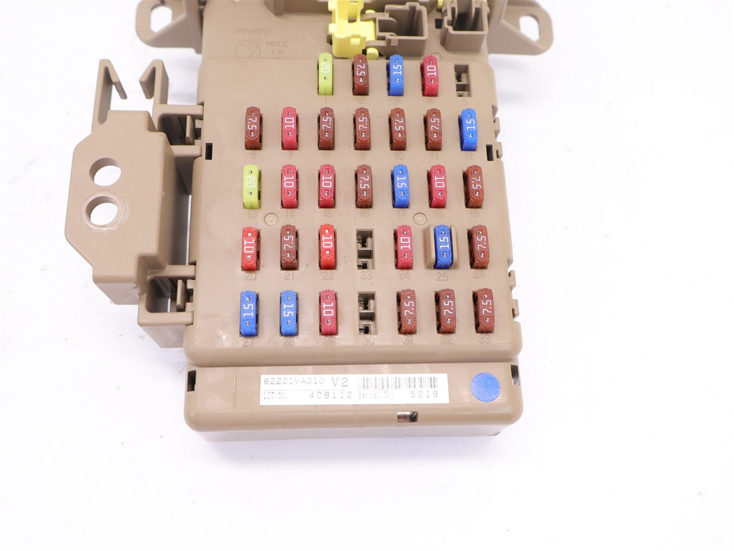 2015 Subaru WRX & STI Fuse Block Junction Box Dash Interior 82201VA010 OEM