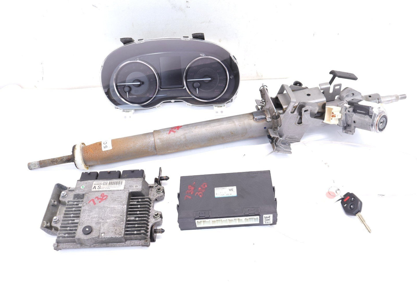 2015 Subaru WRX Immobilizer Set ECU Ignition Speedometer Key MT 2.0L 113k OEM