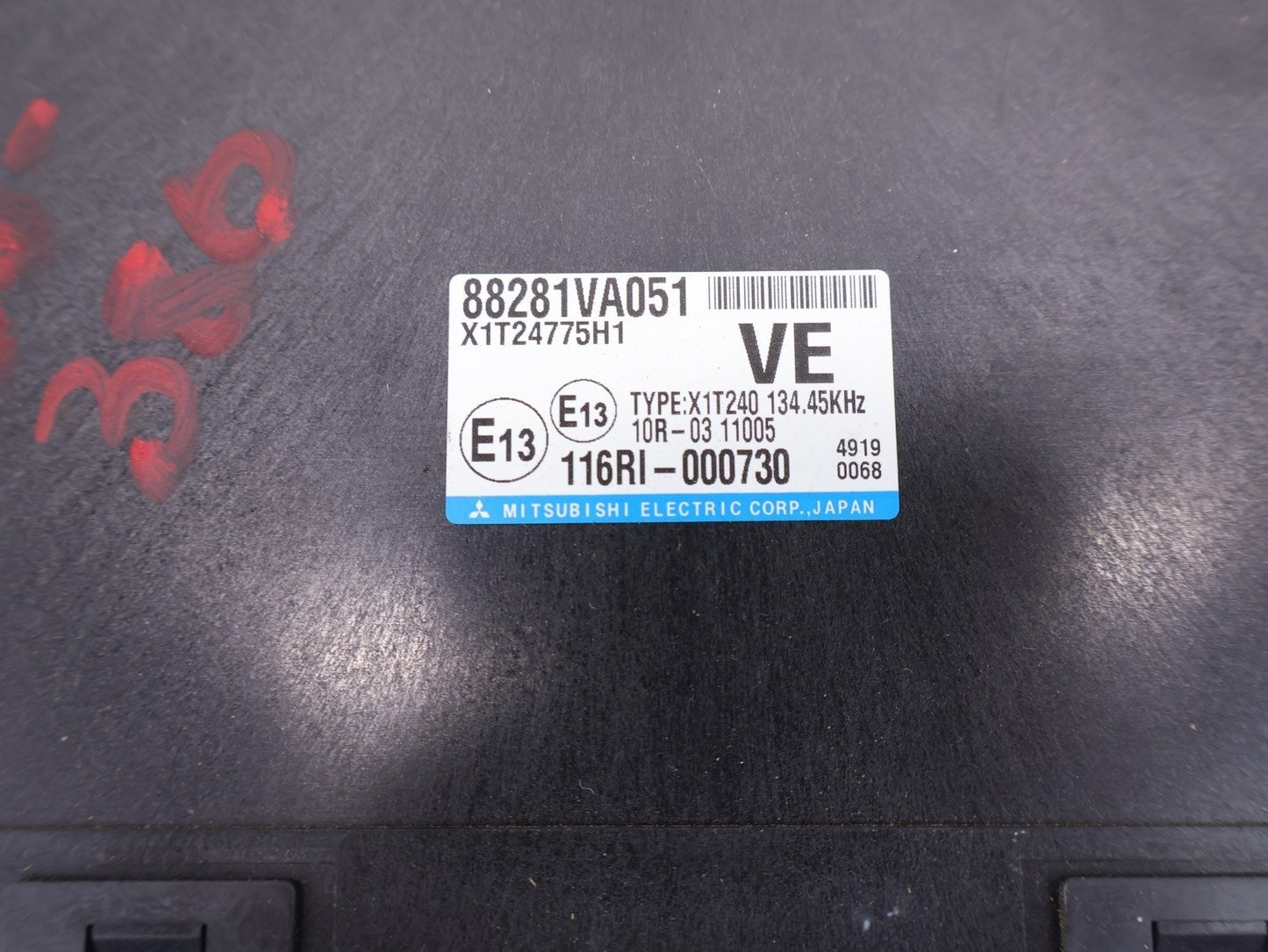 2015 Subaru WRX Immobilizer Set ECU Ignition Speedometer Key MT 2.0L 113k OEM