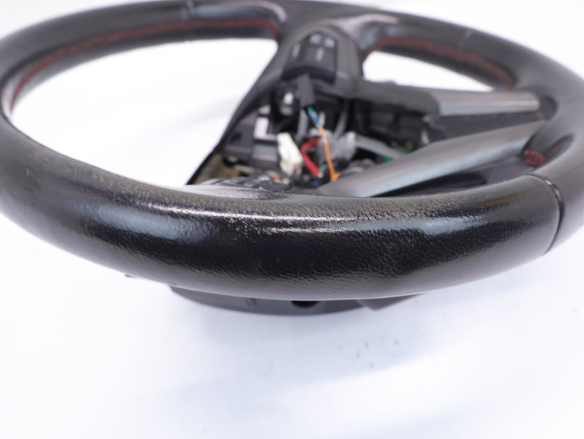 2014 Honda CR-Z CRZ Steering Wheel Assembly w/ Controls Stitching OEM
