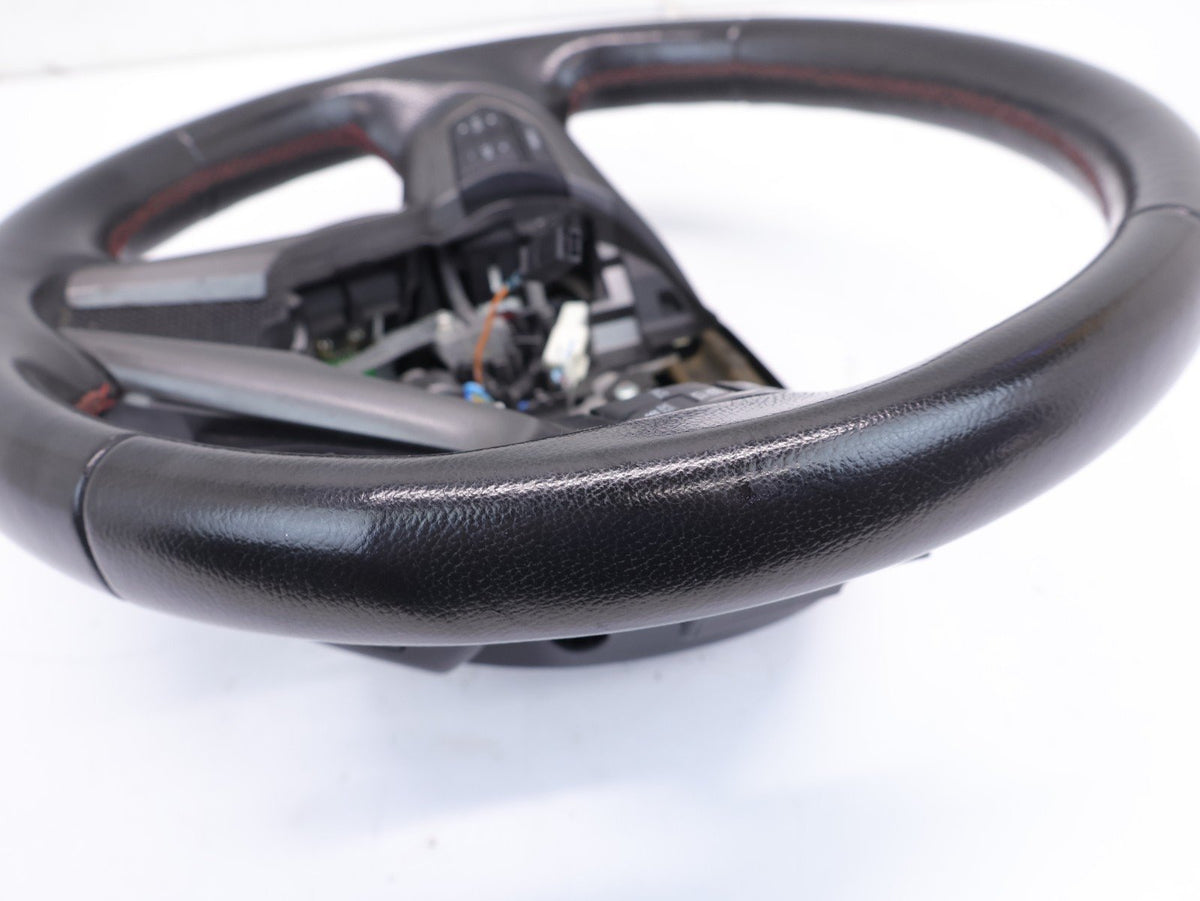 2014 Honda CR-Z CRZ Steering Wheel Assembly w/ Controls Stitching OEM