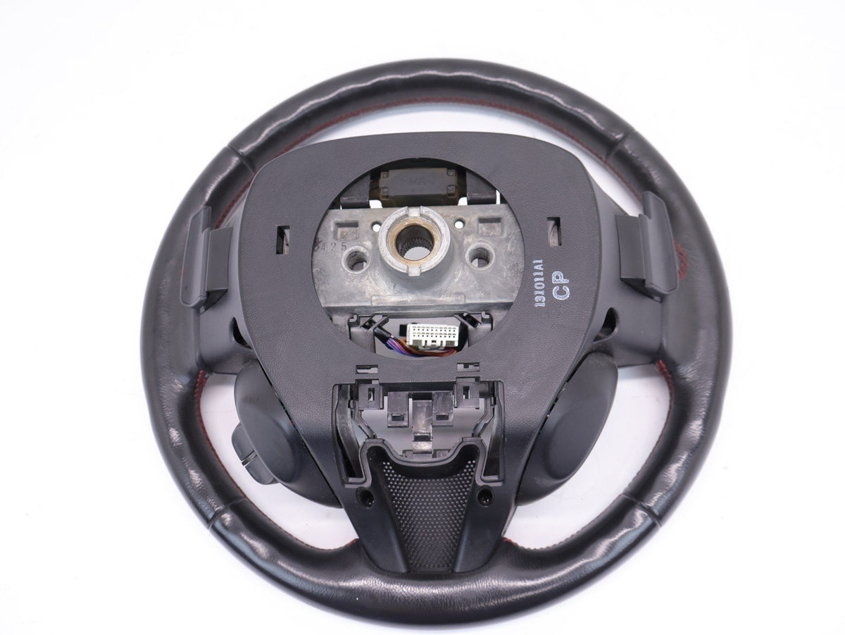 2014 Honda CR-Z CRZ Steering Wheel Assembly w/ Controls Stitching OEM