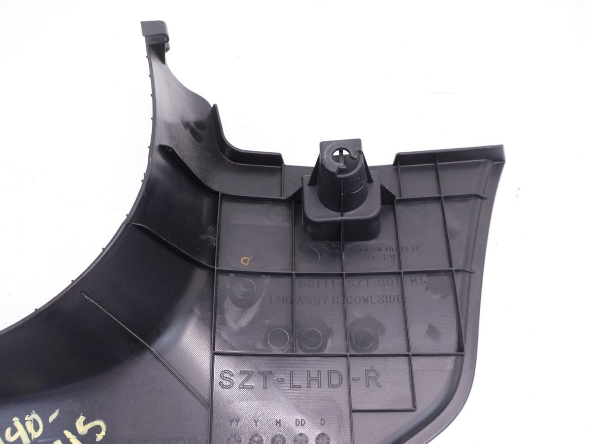 2011-2015 Honda CR-Z CRZ Passenger Kick Trim Panel Cowl Sill Cover Right RH OEM