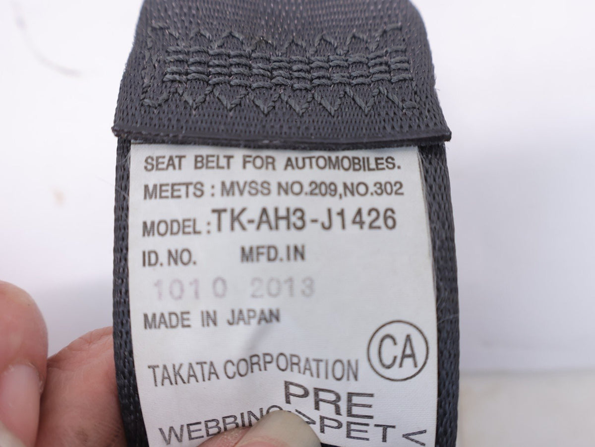 2011-2016 Honda CR-Z CRZ Driver Front Seat Belt Left LH Side OEM 11-16