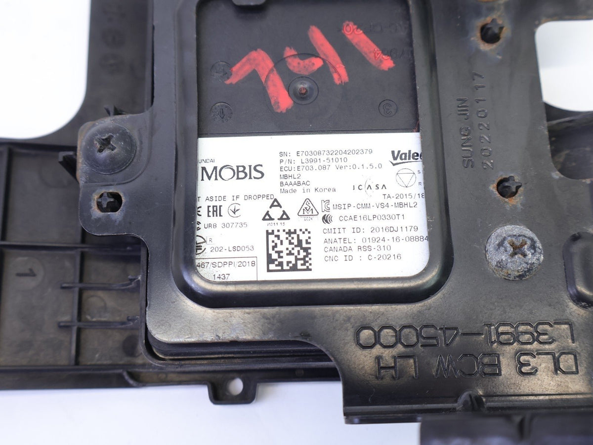 2021-2022 Kia K5 Driver Rear Blind Spot Radar Sensor Module w/ Bracket Left OEM