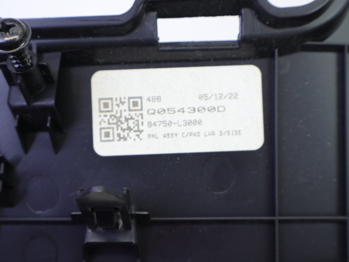 2021-2024 Kia K5 Dash Driver Lower Knee Trim Panel Lower Cover Dashboard LH OEM