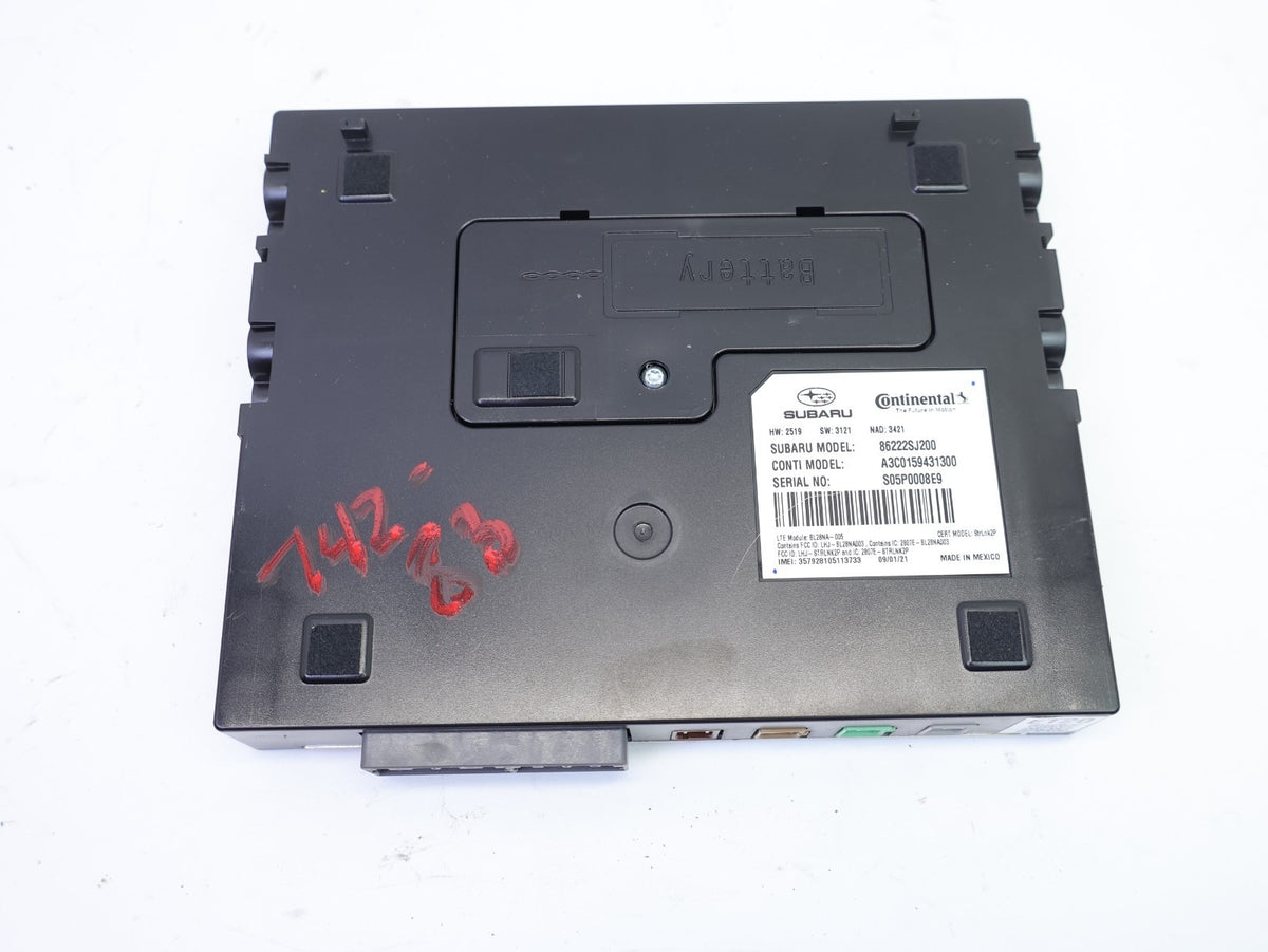 2022 Subaru Forester Telematics Control Module Unit 86222SJ200 OEM 22