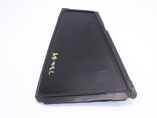 14-17 Subaru Crosstrek Driver Rear Door Vent Corner Glass LH Left OEM 2014-2017