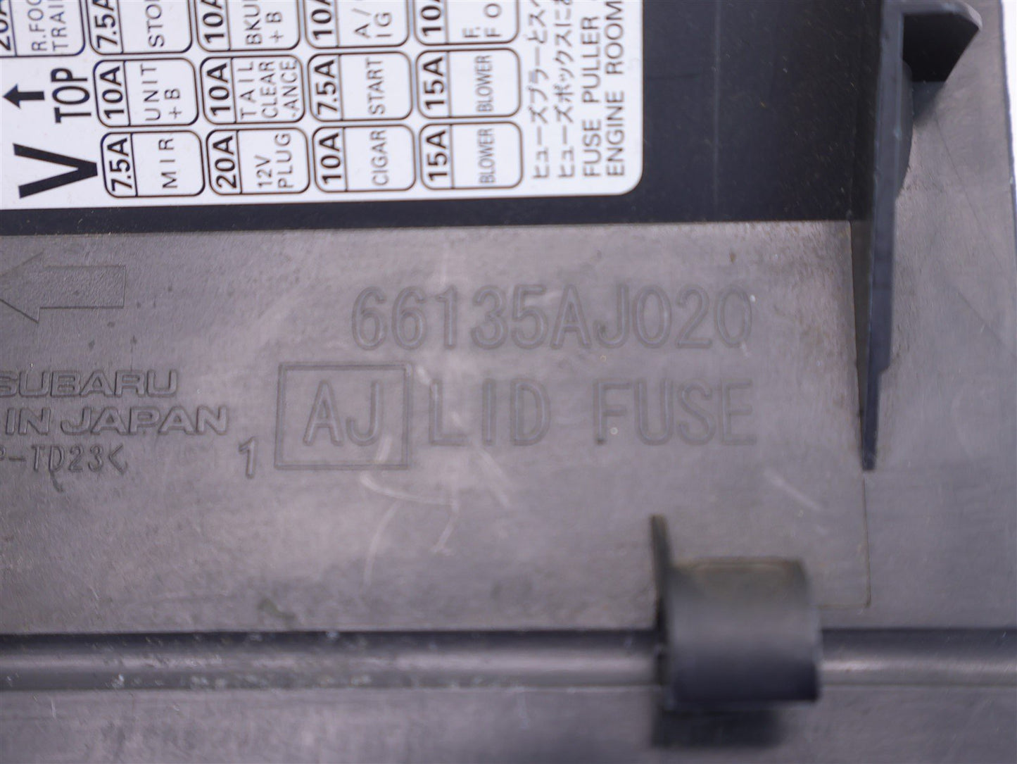 2015-2019 Subaru WRX Fuse Door Access Cover Panel Dash Trim OEM 15-19