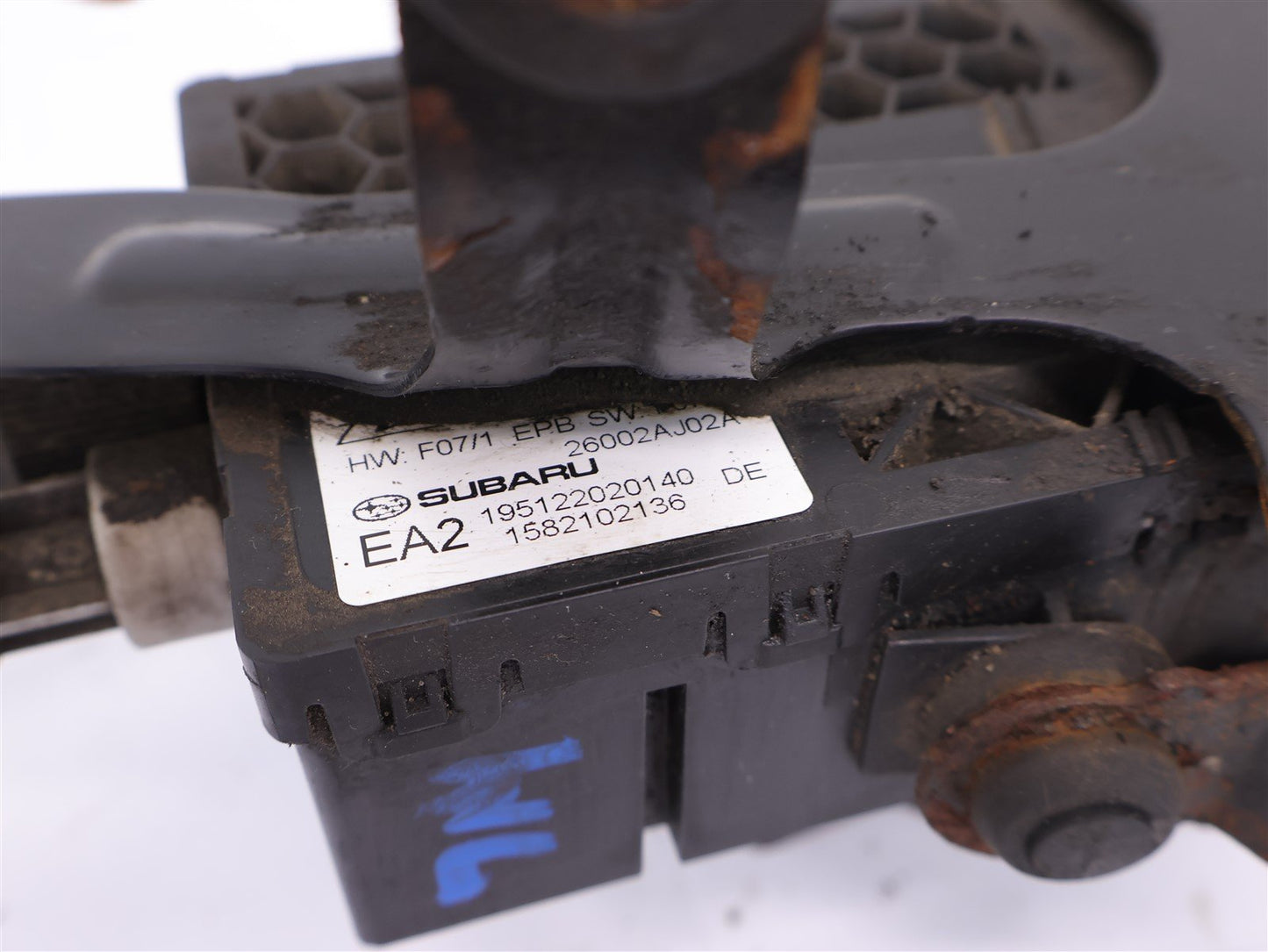 13-14 Subaru Legacy Outback Electric Parking Brake Actuator Cable Emergency