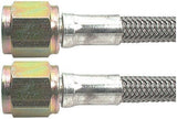 Braided Stainless Steel Brake Line Hose 18" 3 An Straight End