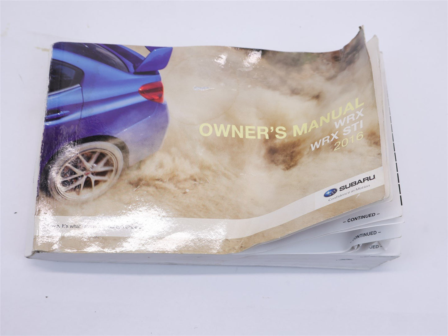 2016 Subaru WRX / WRX STI Owners Manual Booklet Book 16