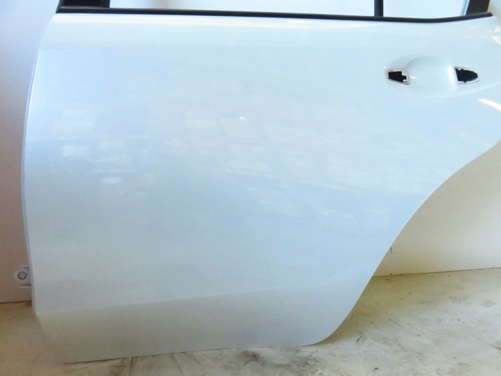 15-17 Subaru WRX Driver Rear Door Assembly Side LH Left White K1X