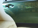 10-14 Subaru Outback Passenger Rear Door Assembly RH Right Green F4T 2010-2014