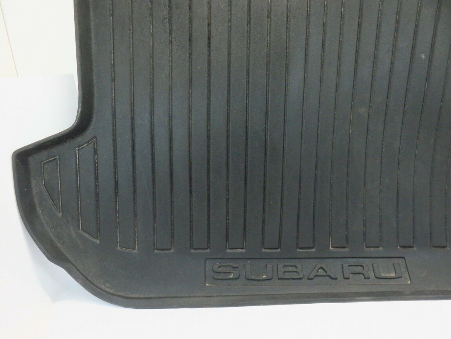 13-14 Subaru Outback Rear Rubber Floor Mat Liner Trunk Hatch Black OEM 2013-2014