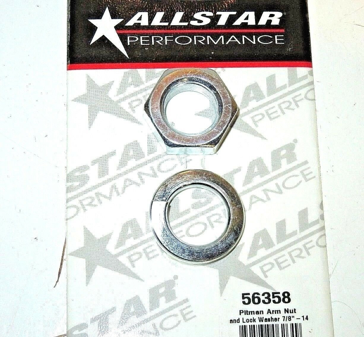 Allstar Pitman Arm Nut and Lock Washer 7/8-14 Thread