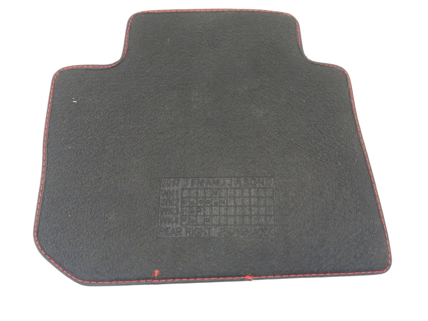 2015-2019 Subaru WRX Passenger Rear Floor Mat Floormat RH Right Carpet OEM 15-19