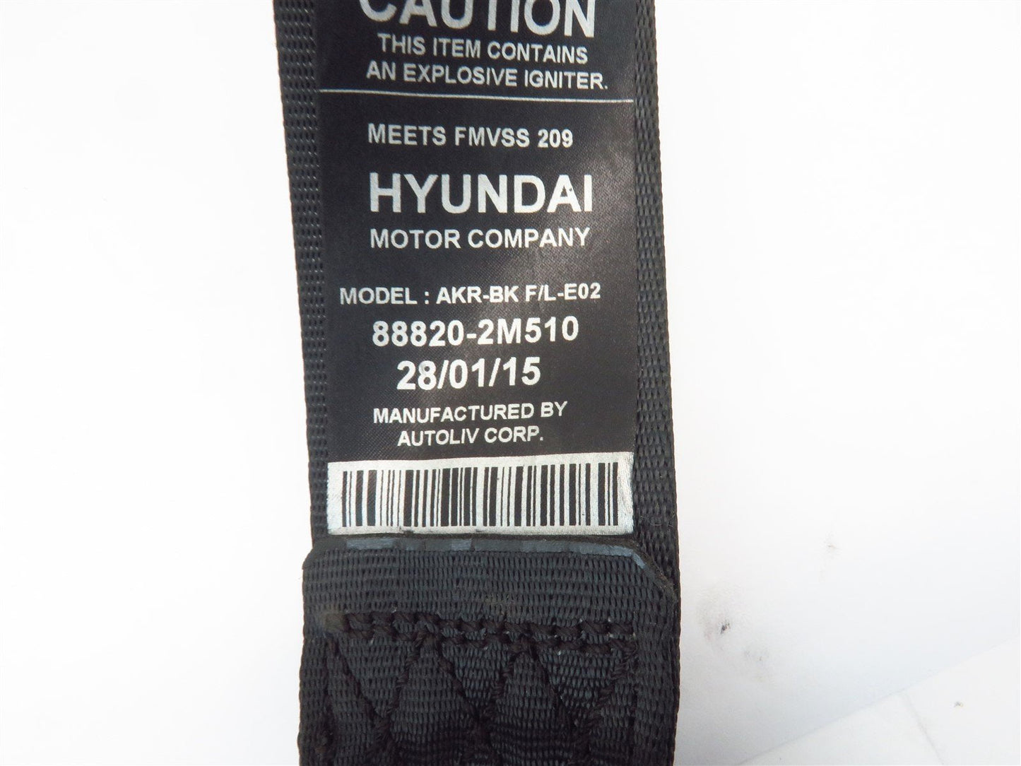 2013-2016 Hyundai Genesis COUPE Passenger Front Seat Belt Right RH OEM 13-16
