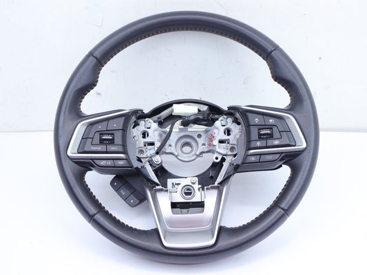 2021 Subaru Crosstrek Wheel w/ controls Black Leather Orange Stitch Driver OEM