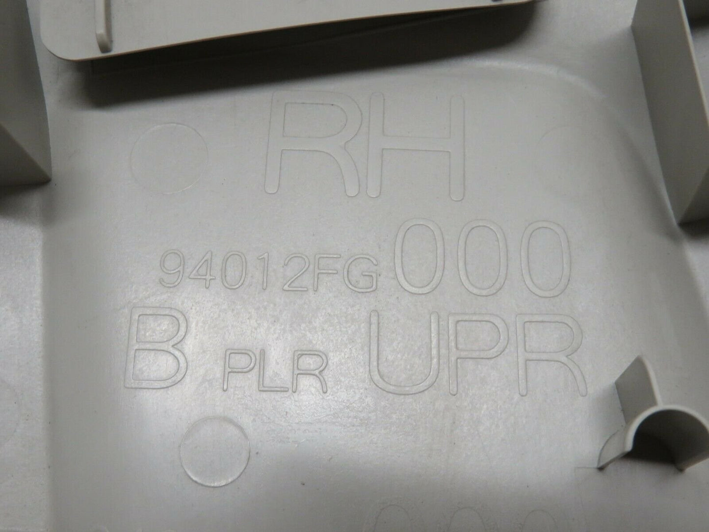 08-14 Subaru Impreza WRX Passenger Upper B Pillar Trim Panel Center Top RH Right