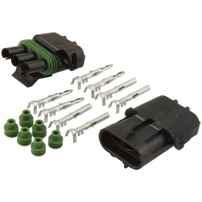 Weather Pack Connector Kit 3 Wire Male Female